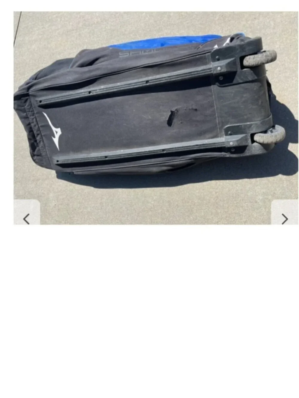 Mizuno Blue and Black Duffel Catcher’s Bag